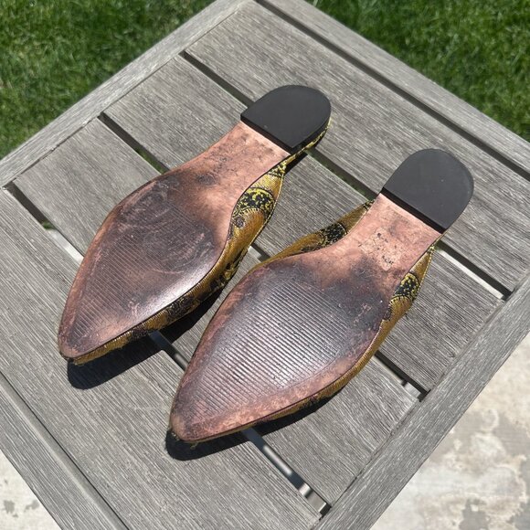 J.Crew Marina Jacquard Brocade Mules - Picture 2 of 4